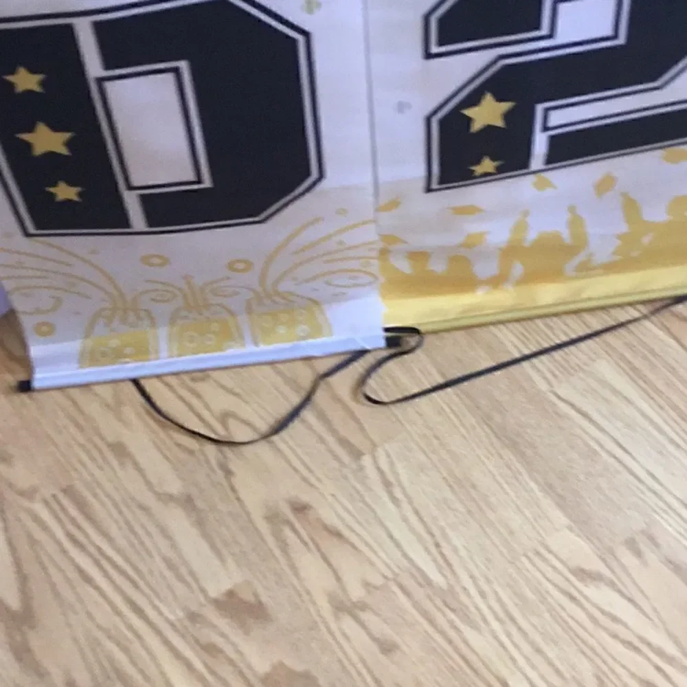 New stock graduation banner in polyester material hangers on both ends